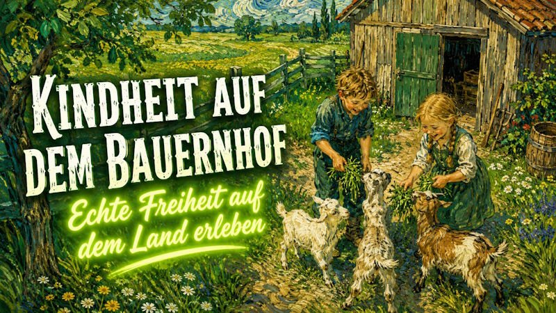 Kindheit auf dem Bauernhof
