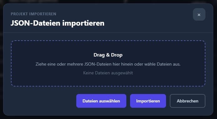 Externes Projekt importieren